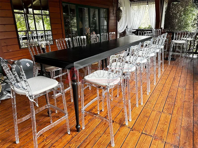 İstanbul Pleksi Bar Masasi Kiralama organizasyon hizmeti