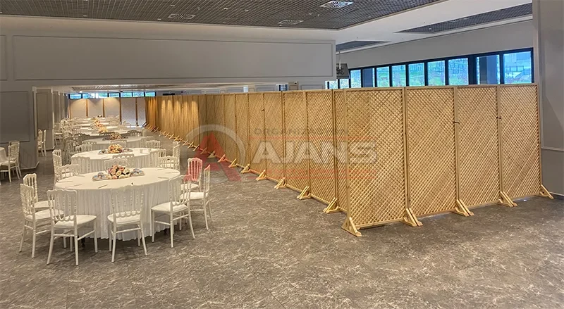 Kiralık paravan organizasyon hizmeti