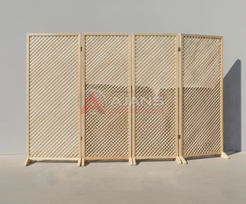Dekoratif ahşap paravan panel sistemi