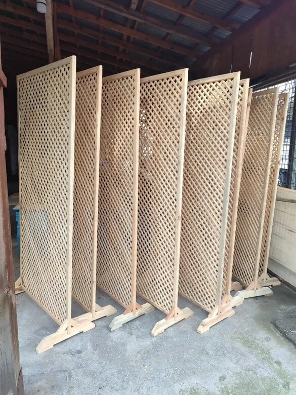 Ahşap paravan stok panel kiralama